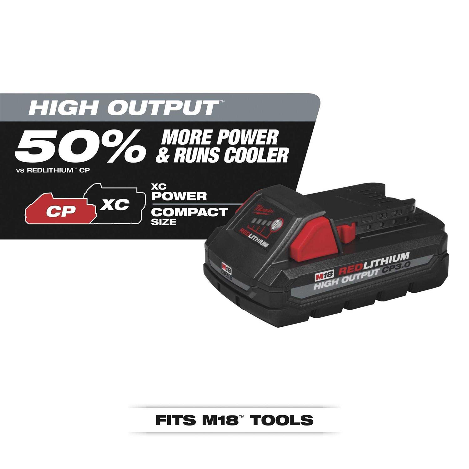Milwaukee M18 REDLITHIUM High Output CP3.0 Battery 48-11-1835 - Image 5