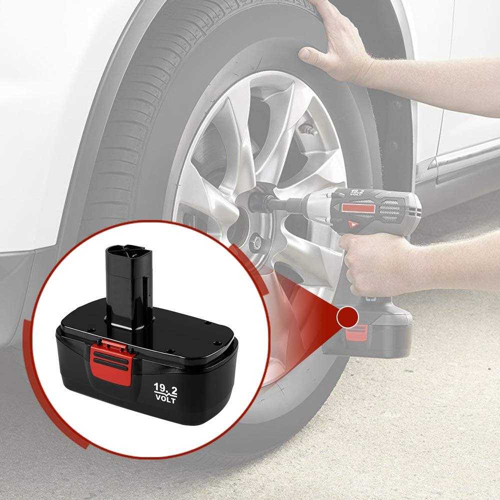 2 Pack 3600mAh Ni-Mh Replacement Battery Compatible with Craftsman 19.2 Volt C3 - Image 5