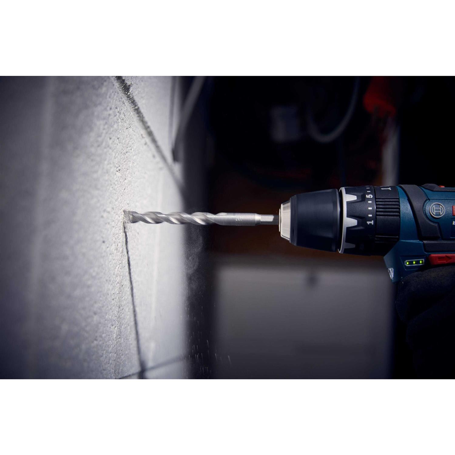 Bosch 7-Piece Impact Tough High-speed Steel Masonry Drill Bit for Hammer Drill Set LBHXS7U - Image 5