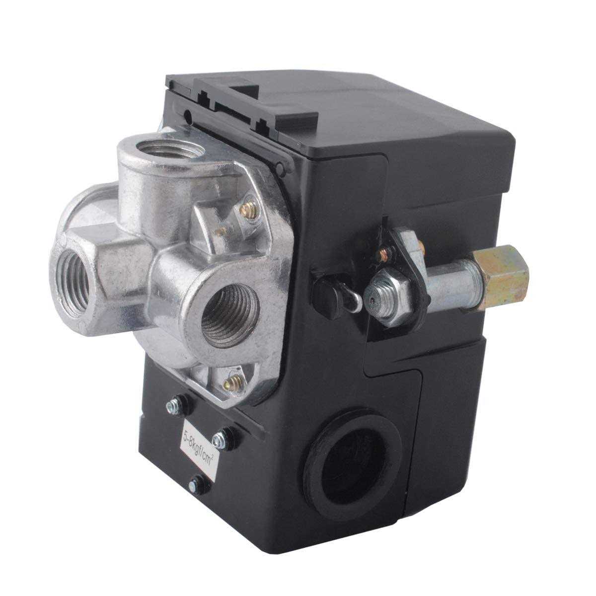 ketofa LF10-4H Pressure Switch 4 Port Air Compressor Pressure Switch Replacement Control NPT1/4 95-125 PSI 20A - Image 5