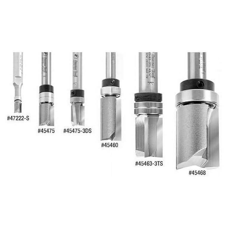 Amana Tool 45475-S Carbide Tipped Flush Trim Plunge Template 3/8 Dia x 1/4 sh - Image 4