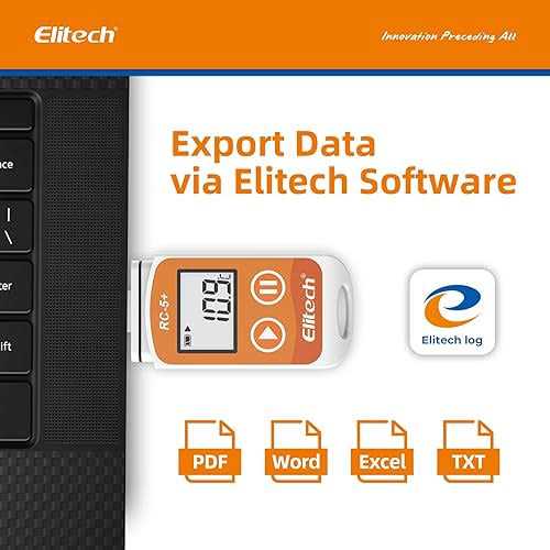 Elitech RC-5+ PDF USB Temperature Data Logger Reusable Recorder 32000 Points High Accuracy - Image 4
