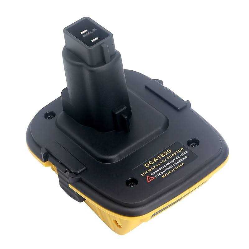 Elefly 2 Pack 18V to 20V Adapter DCA1820 Compatible with Dewalt 20V Lithium Battery DCB206 DCB204 DCB203 - Image 4