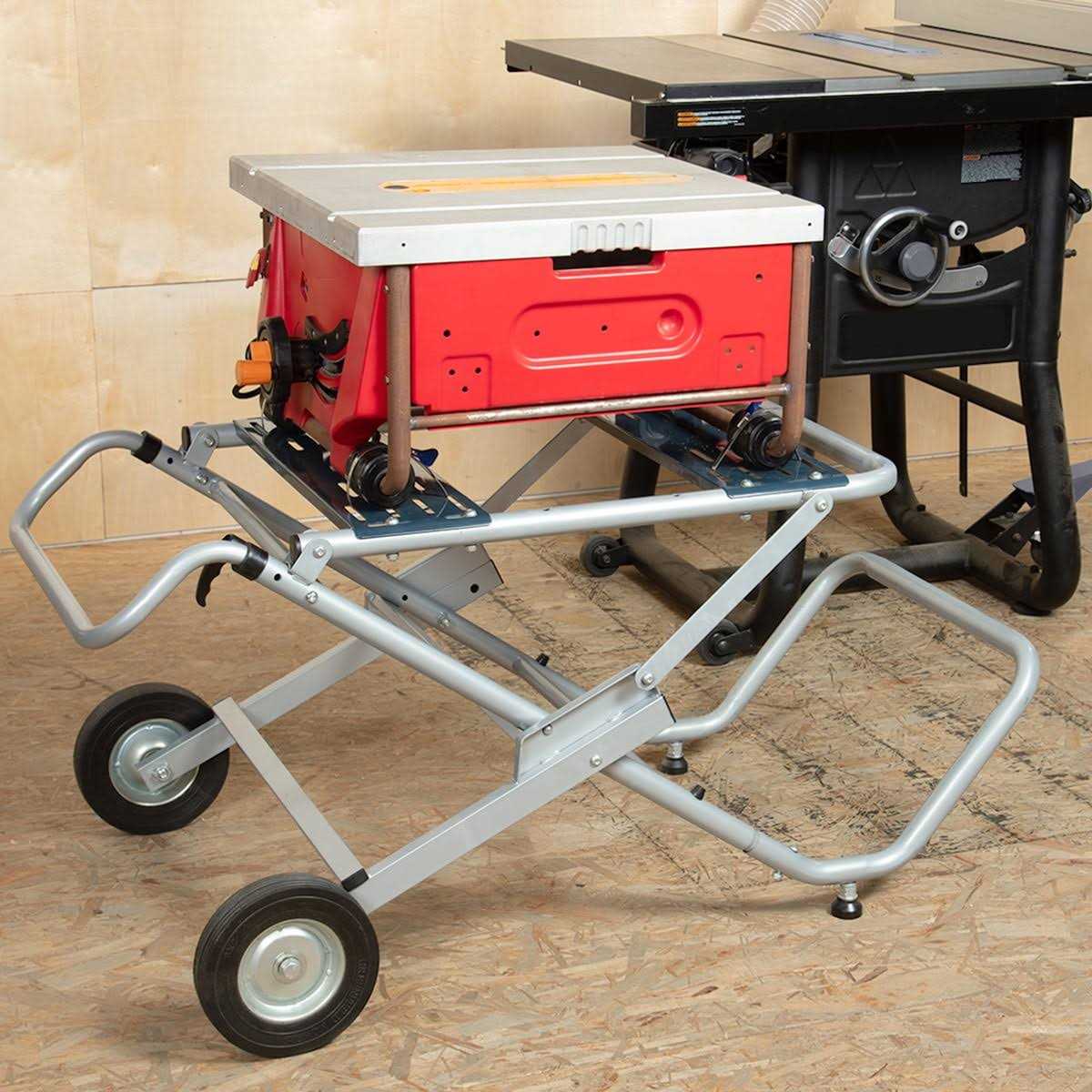POWERTEC MT4009 Rolling Foldable Table Saw Stand - Image 3