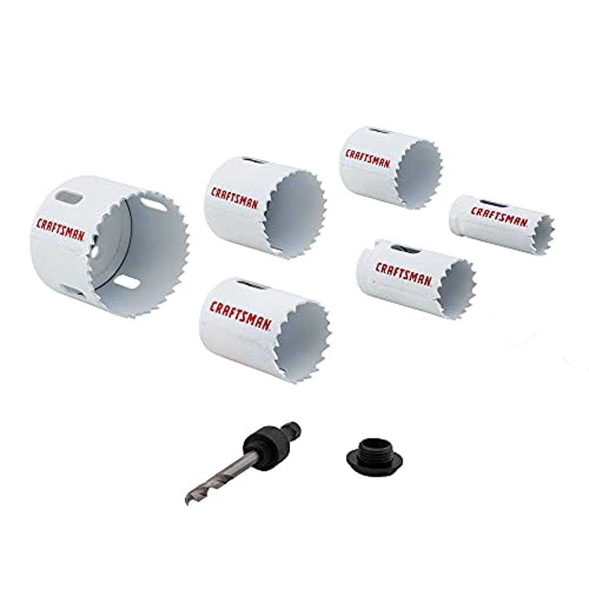 Craftsman Cmah1set7 Bi-Metal Hole Saw Set