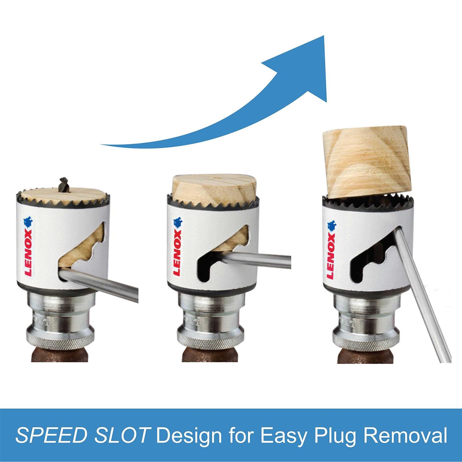 Lenox Bi-Metal Speed Slot Arbored Hole Saw 1772429 - Image 3