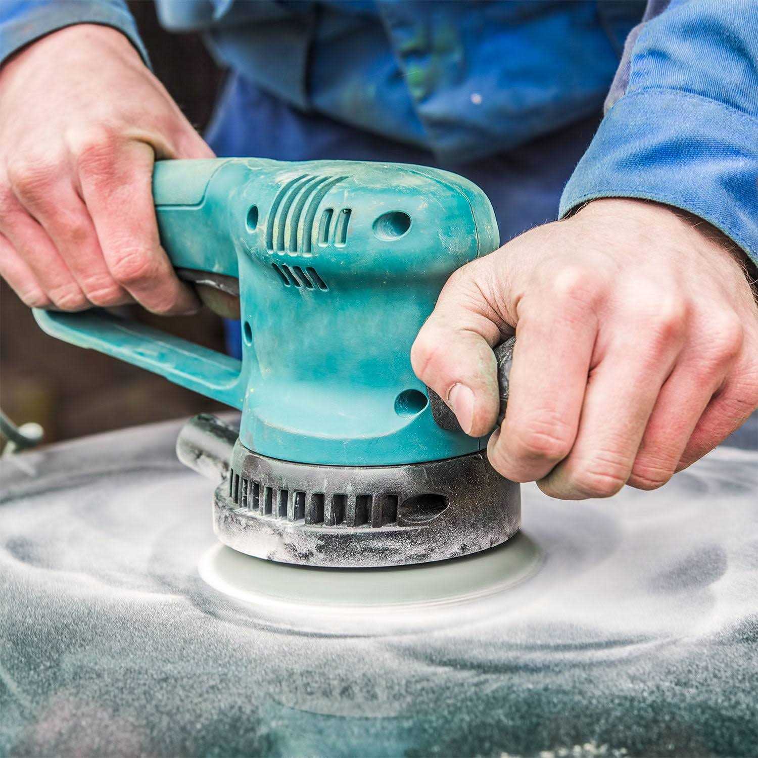 Dura-Gold Premium Grit 5 inch Gold Sanding Discs 8-Hole Dustless Hook and Loop for DA Sander - Image 3