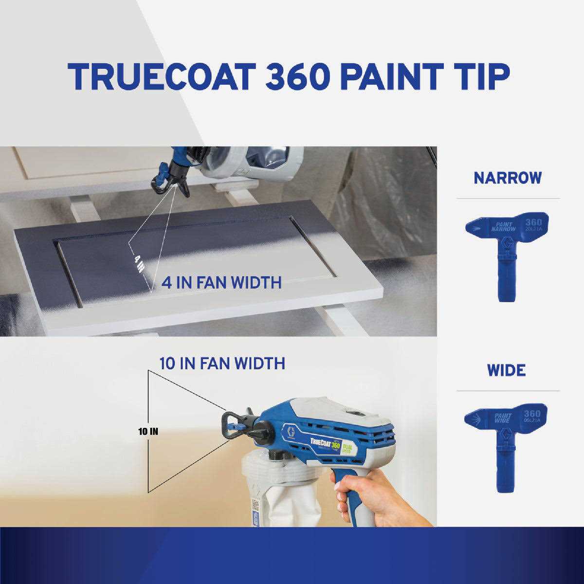 Graco TrueCoat 360 Paint Spray Tip Kit 18F520 - Image 3