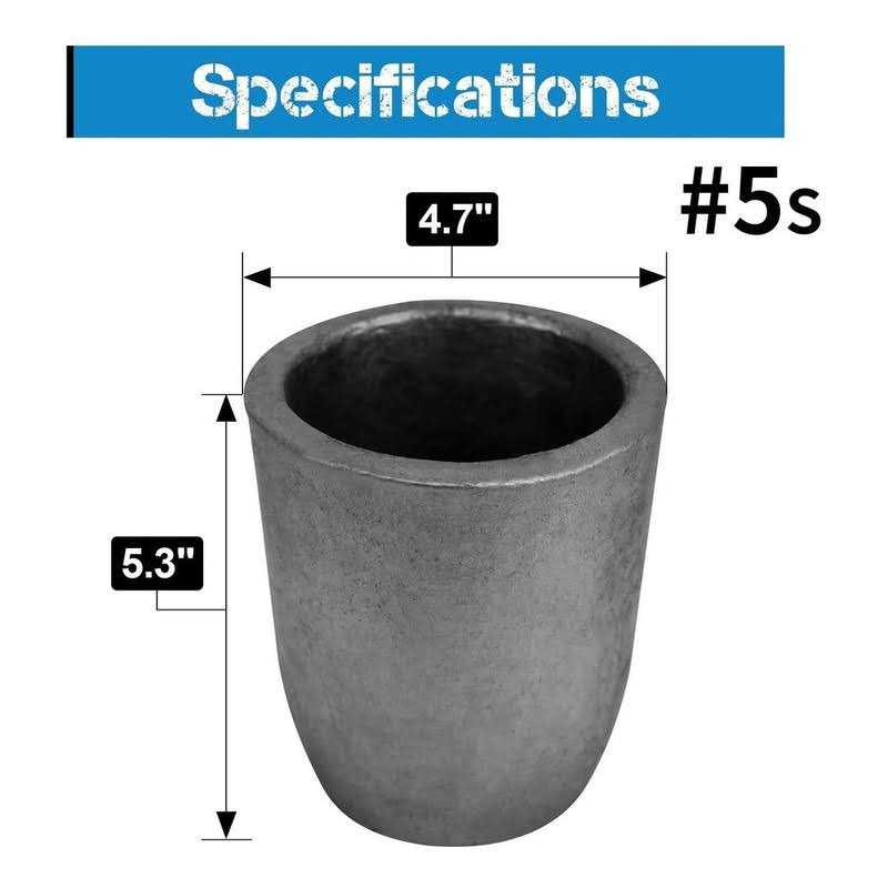 gongyi Clay Graphite Crucible for Metal Melting Casting Refining Gold Silver Copper Brass Aluminum - Image 3