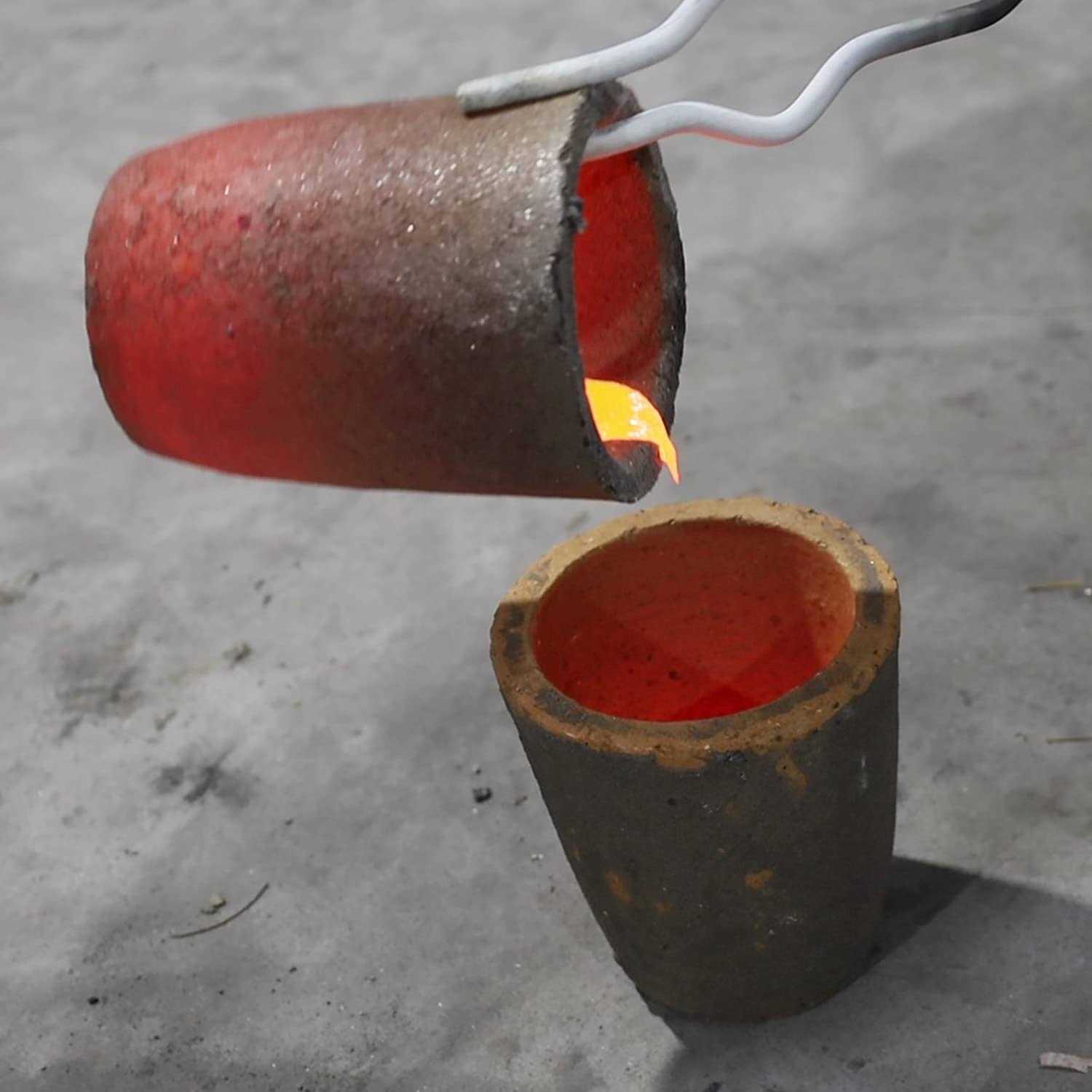 gongyi Clay Graphite Crucible for Metal Melting Casting Refining Gold Silver Copper Brass Aluminum - Image 4