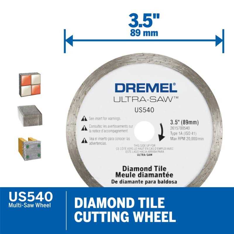 Dremel US540-01 Diamond Tile Cutting Wheel - Image 5