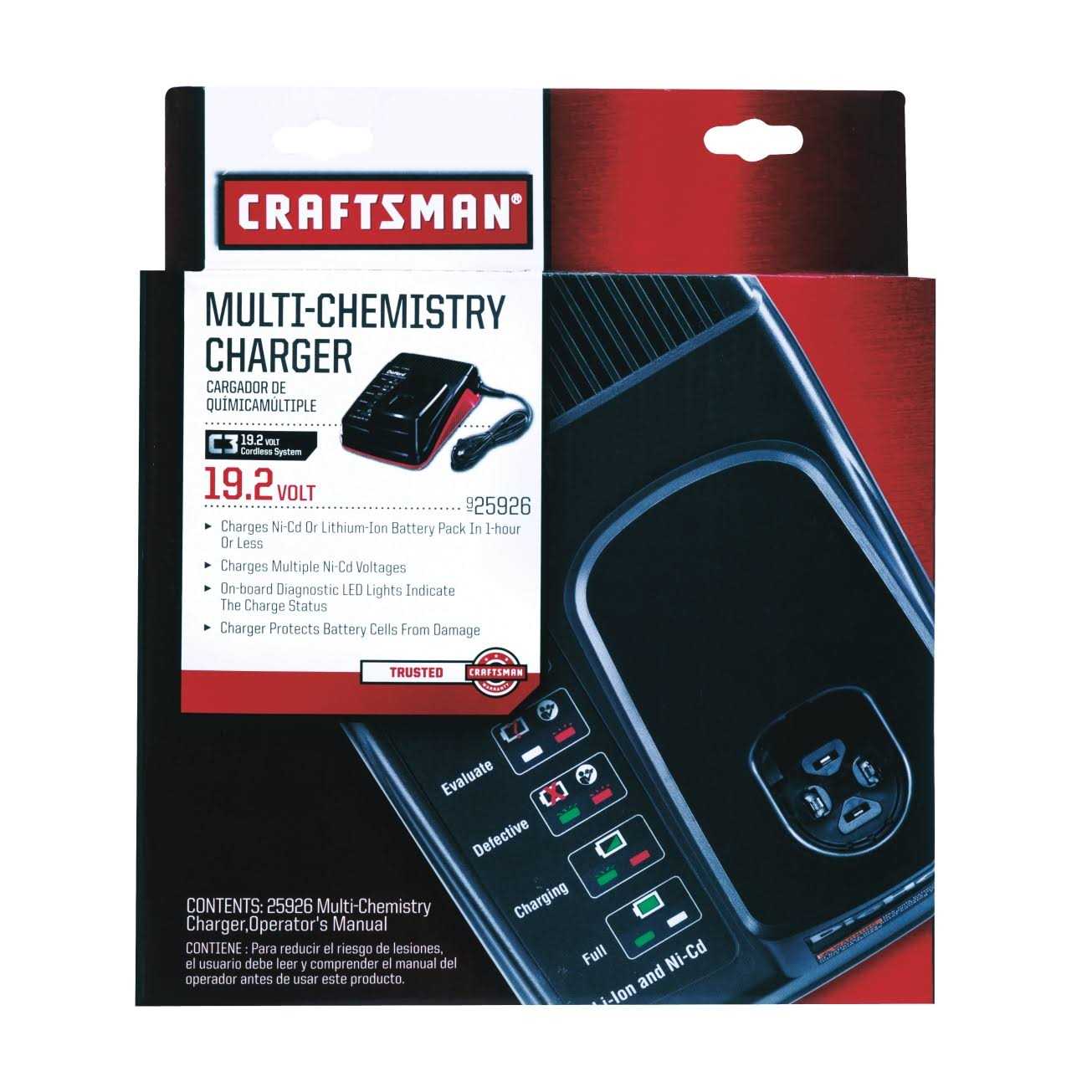 Craftsman C3 19.2V Lithium-ion Battery Charger - Image 5