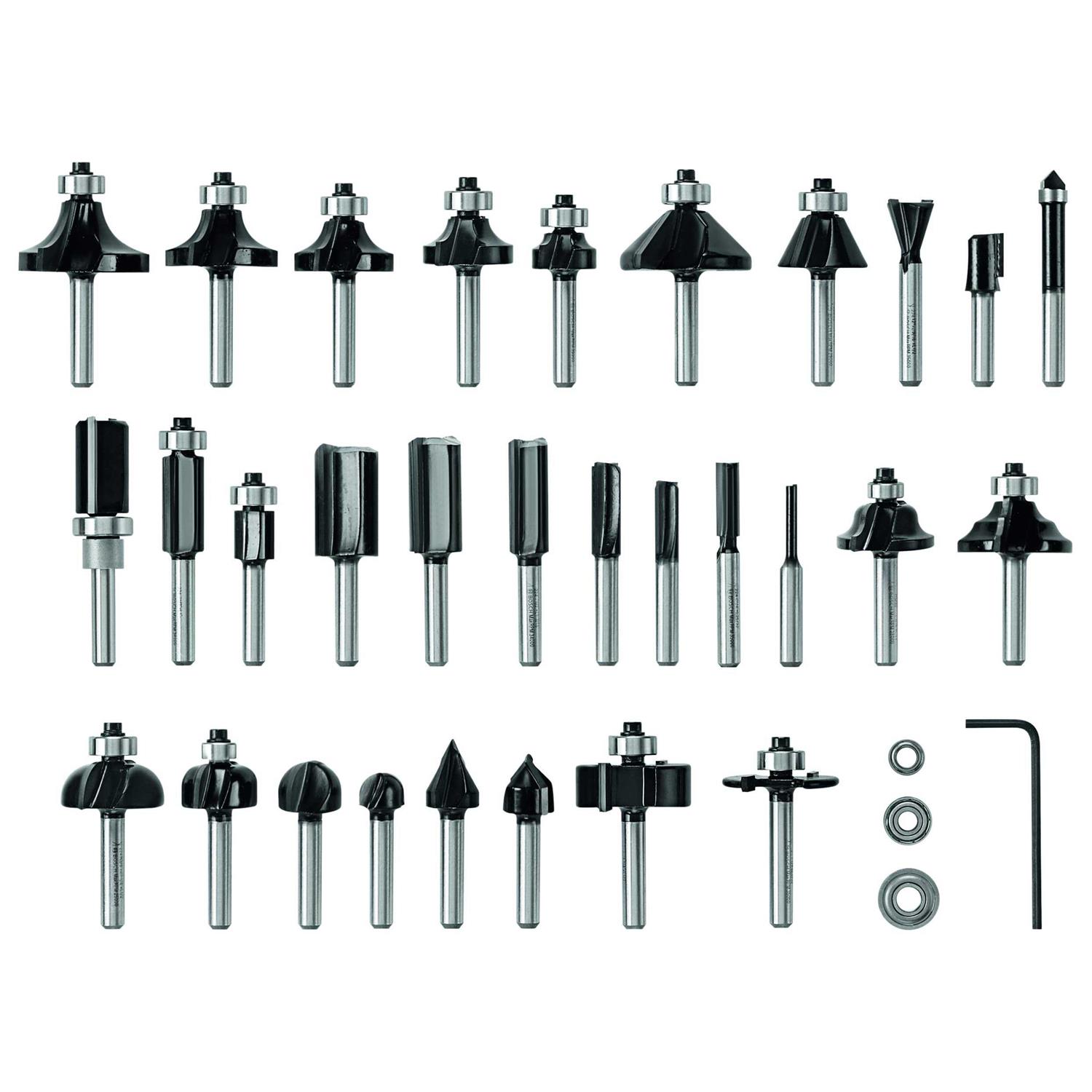 Bosch RBS030MBS 30pc. Carbide-Tipped Wood Router Bit Set - Image 4