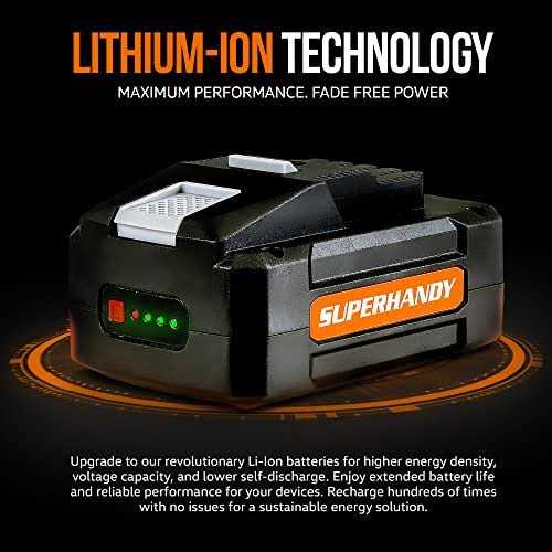 SuperHandy Lithium-Ion Rechargeable Battery 48V DC 2Ah 88.8 Watt H - Image 4