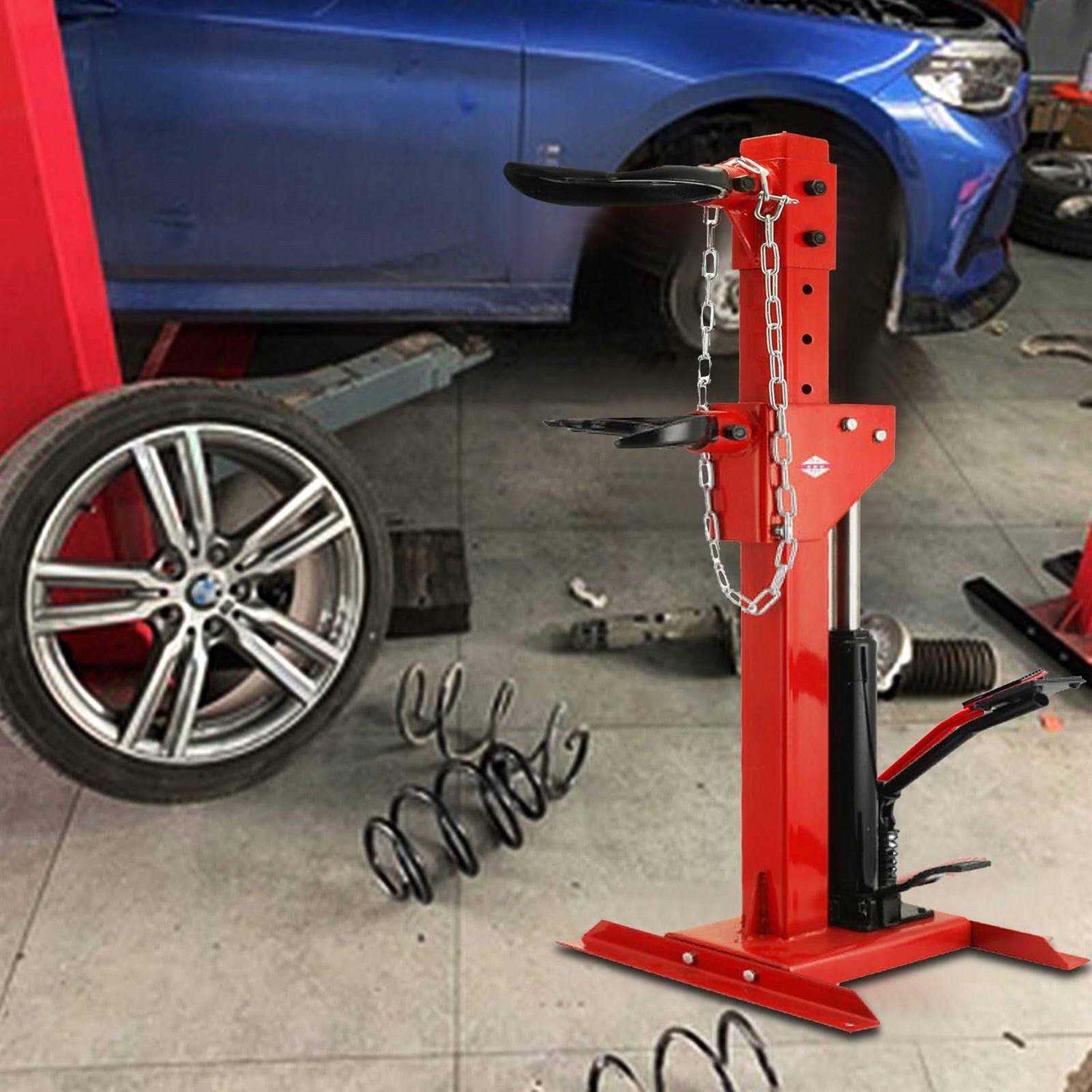 VEVOR 3 Ton Capacity Auto Strut Coil Spring Compressor Tool 6600LB Strut Compressor with 4 Snap Joints Air Hydraulic Tool for C - Image 5