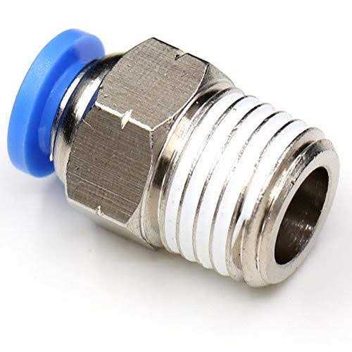 CEKER 1/4 NPT Push to Connect Fittings Air Fittings 6mm Tube Od Air Line Fittings Pneumatic Fittings Push in Connectors Air Hose Quick Connect - Image 4