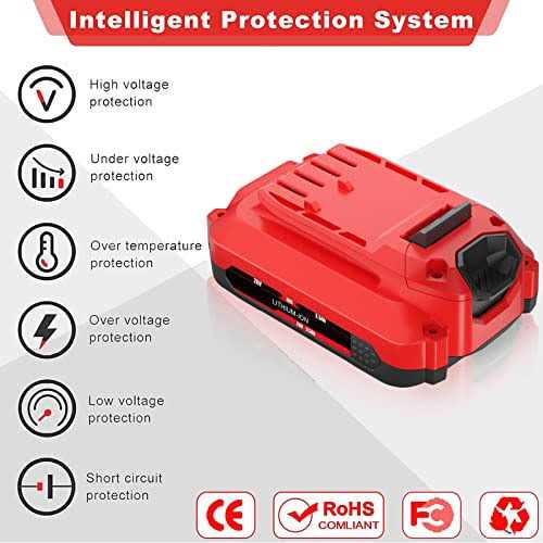 Battool 2pack 3500mah lithium replacement battery for craftsman v20 battery compatible with craftsman 20v battery cmcb201 cmcb202 cmc - Image 4