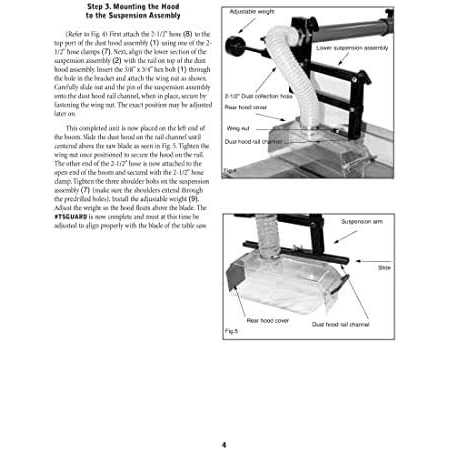 Penn State Industries Table Saw Dust Collection Guard - Image 4