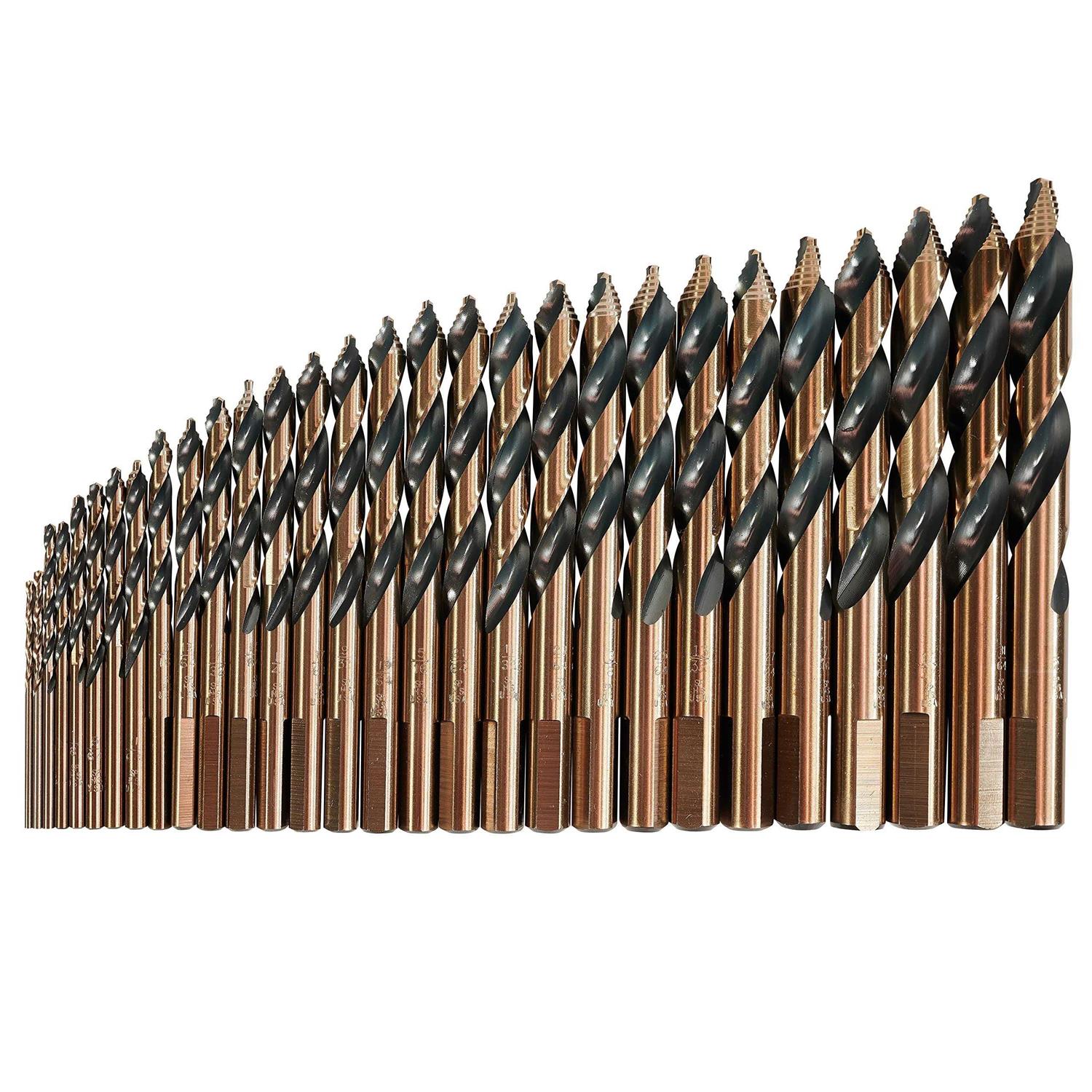 KnKut 29 Piece Drill Buddy Mechanics Length Step Point Drill Bit Set 1/16-1/2 by 64ths Kw29kk10db - Image 3