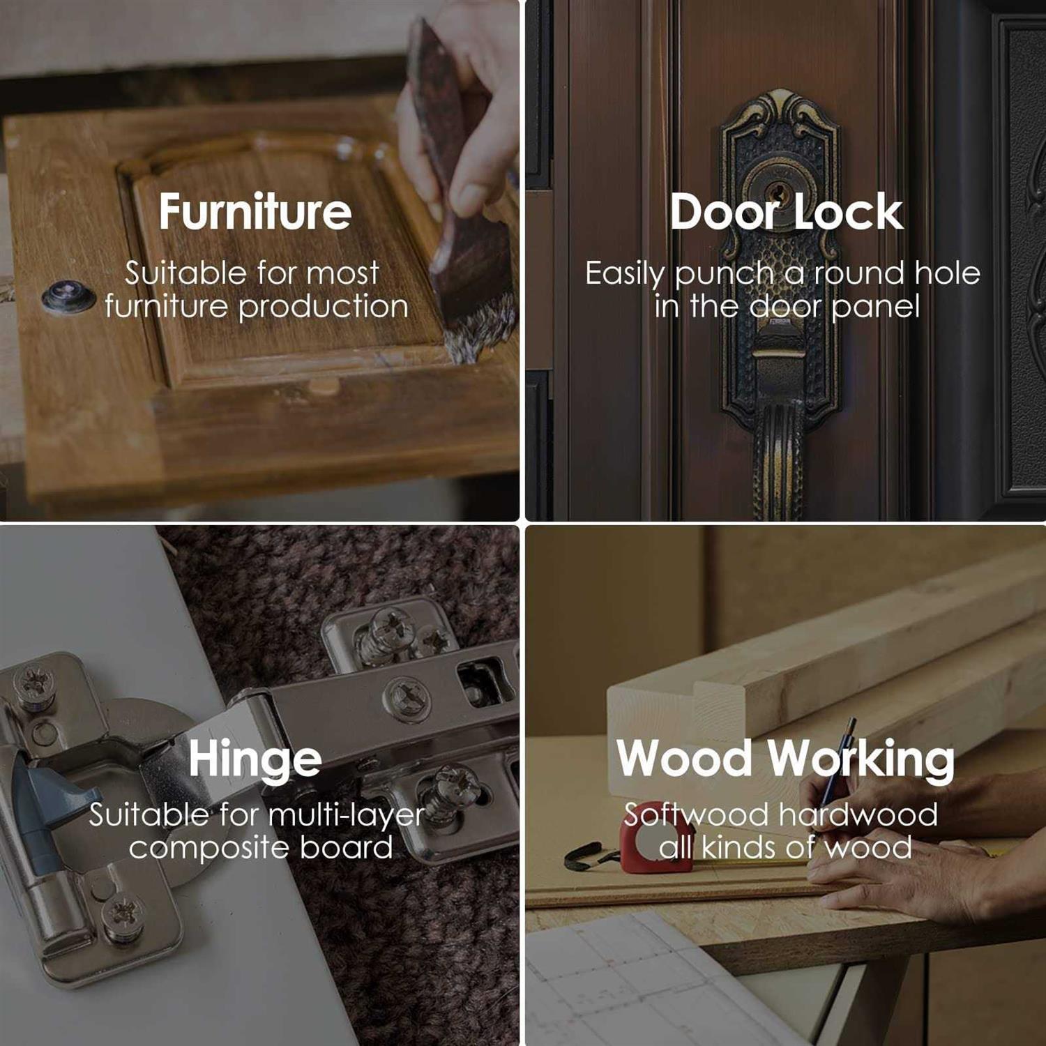 BAIDETS Forstner Bit Forstner Drill Bit - Image 3