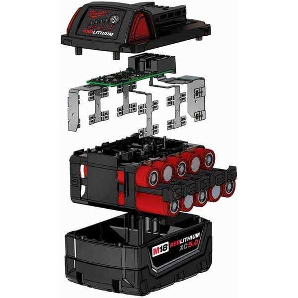 Milwaukee M18 18-Volt 5.0 Ah Lithium-Ion XC Extended Capacity Battery Pack with 6.0Ah and 8.0Ah Batteries - Image 5