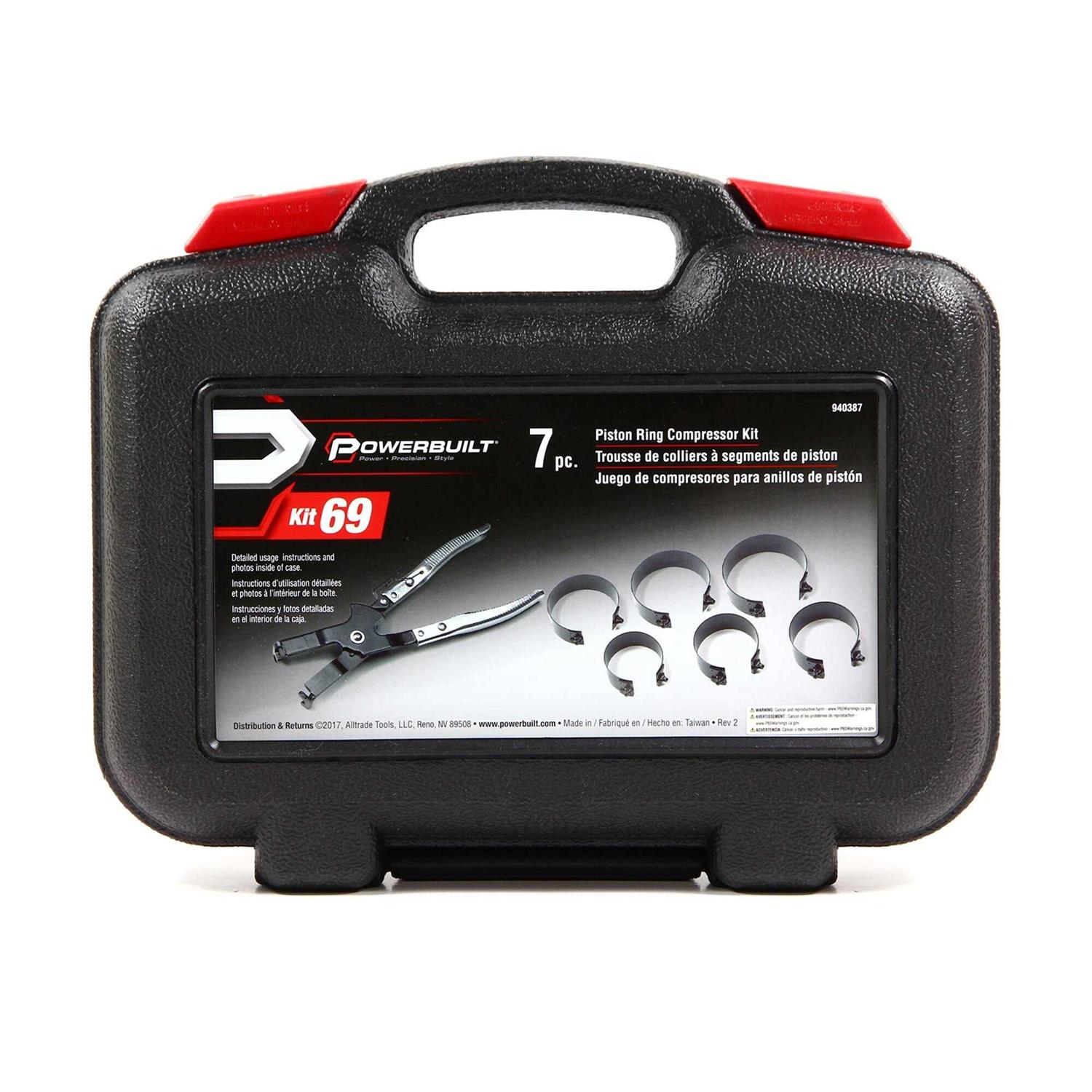 Powerbuilt Piston Ring Compressor Set 940387 - Image 4