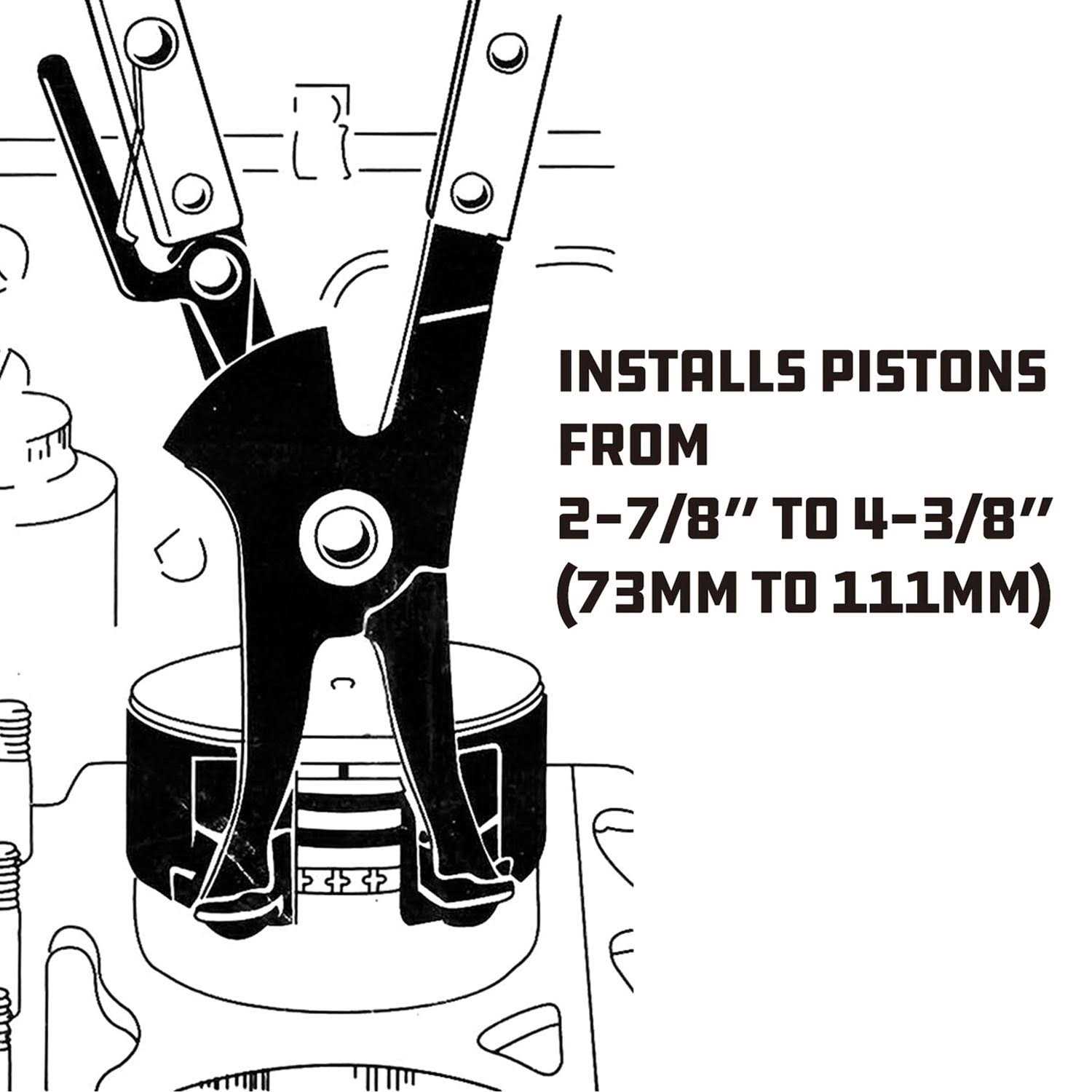 Powerbuilt Piston Ring Compressor Set 940387 - Image 5