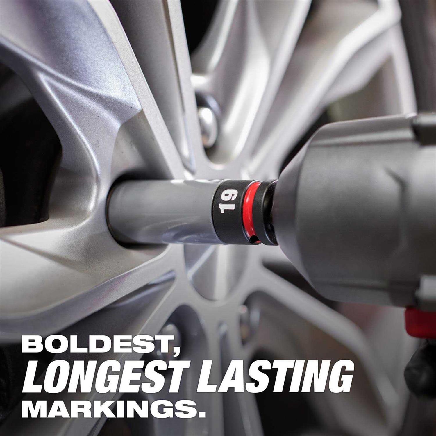 Milwaukee SHOCKWAVE Impact Duty 1/2 Drive Lug Nut Wheel Socket 49-66 - Image 4