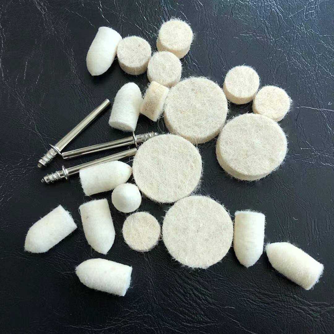 BAILUK Felt Polishing Buffing Wheel 145Pcs Wool Felt Polishing Pad Wheel Professional Accessories - Image 3