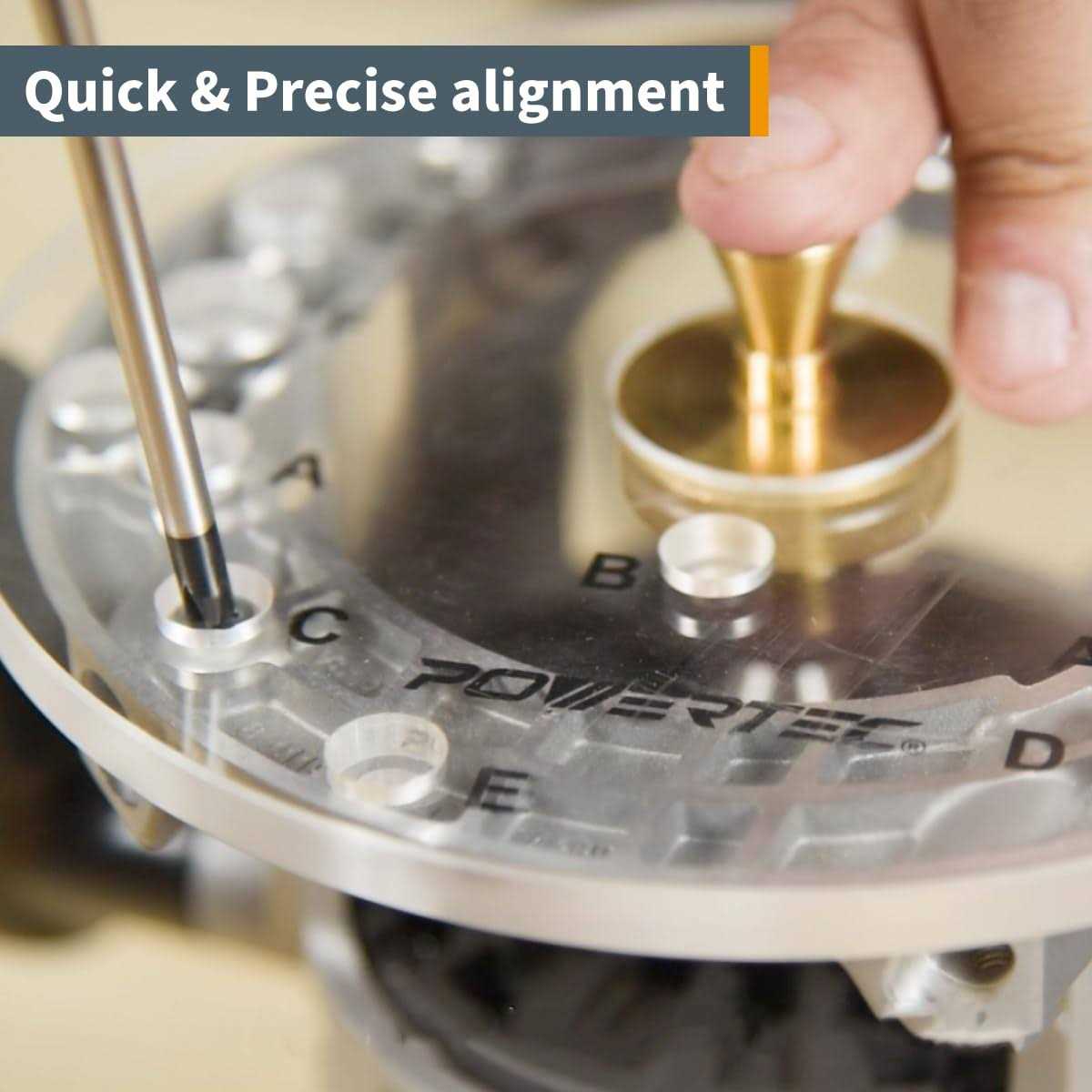 POWERTEC 71369 Universal Router Base Plate with Centering Pin - Image 5