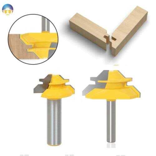 Abtoff 1/2 Router Bit 45 Degree Glue Joint Lock Miter - Image 3