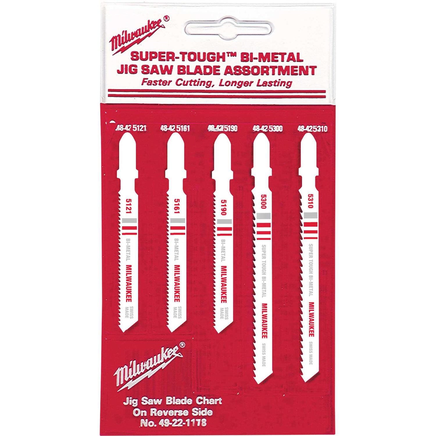 Milwaukee 49-22-1178 T-Shank Jig Saw Blade Assortment - Image 3