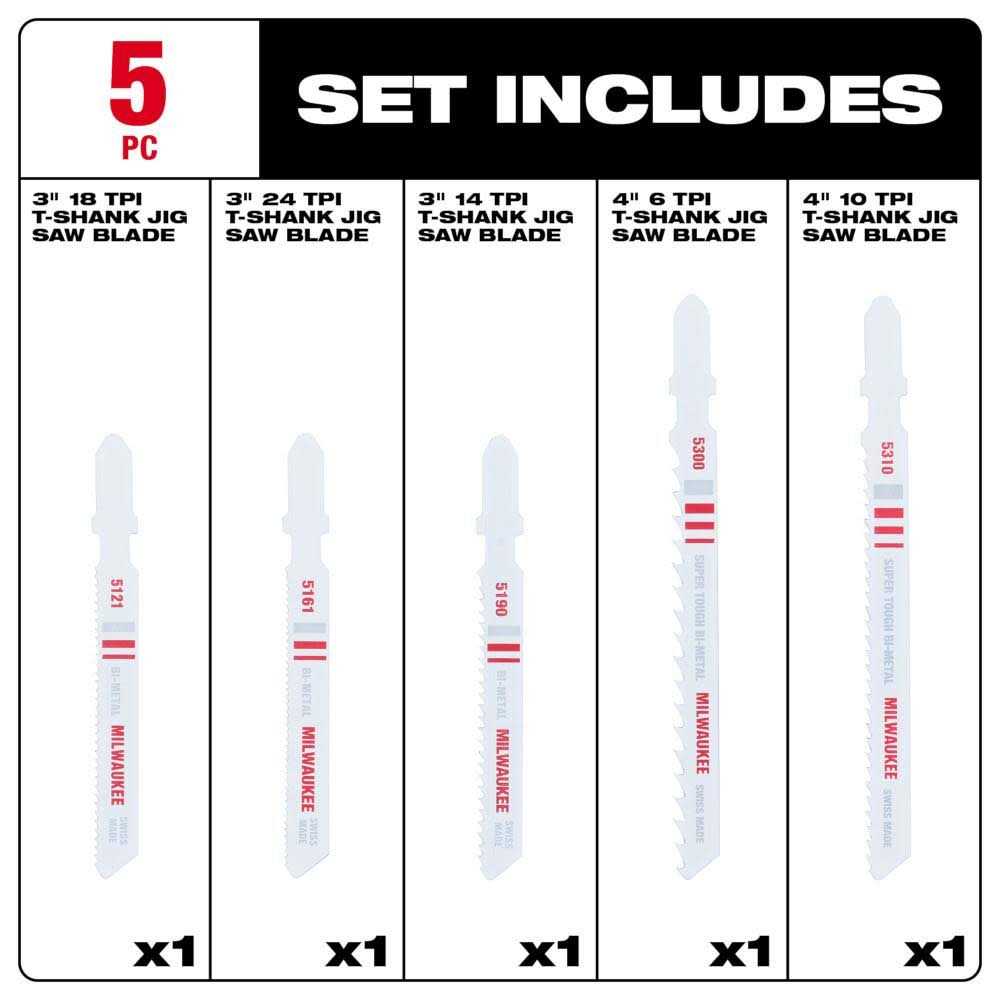Milwaukee 49-22-1178 T-Shank Jig Saw Blade Assortment - Image 4