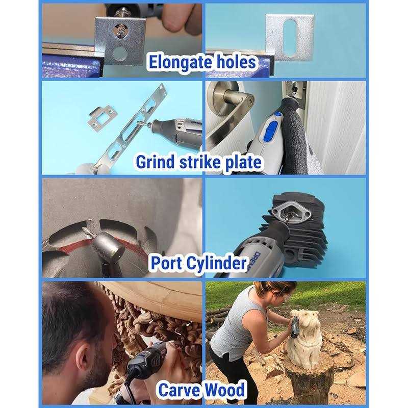 Sworker Carbide Burr Set Compatible with Dremel 1/8 Shank 20pcs Die Grinder Rotary Tool Rasp Bits Accessories Attachments Metal Wood Stone Plastic - Image 3