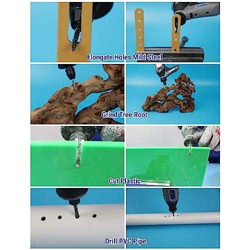 Sworker Carbide Burr Set Compatible with Dremel 1/8 Shank 20pcs Die Grinder Rotary Tool Rasp Bits Accessories Attachments Metal Wood Stone Plastic - Image 4