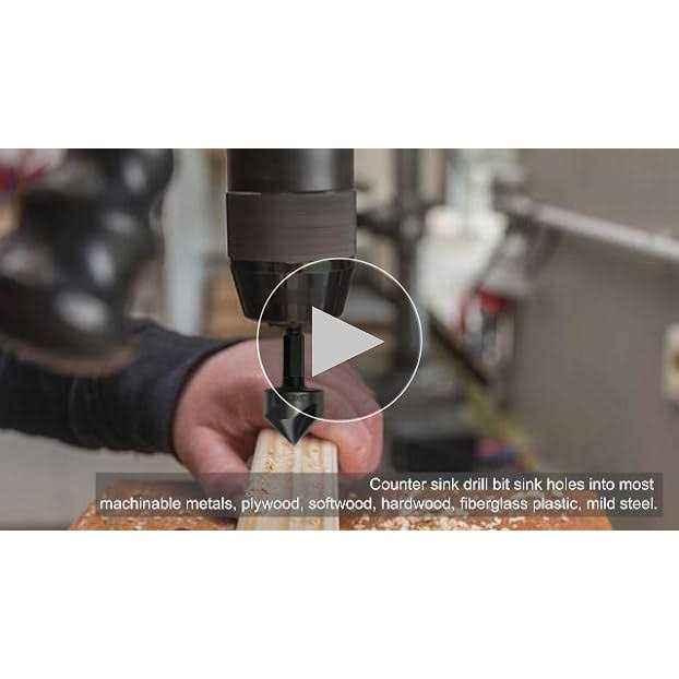 wesleydrill 5 pcs Countersink Drill Bit Set,82 Degree Counter Sink - Image 3