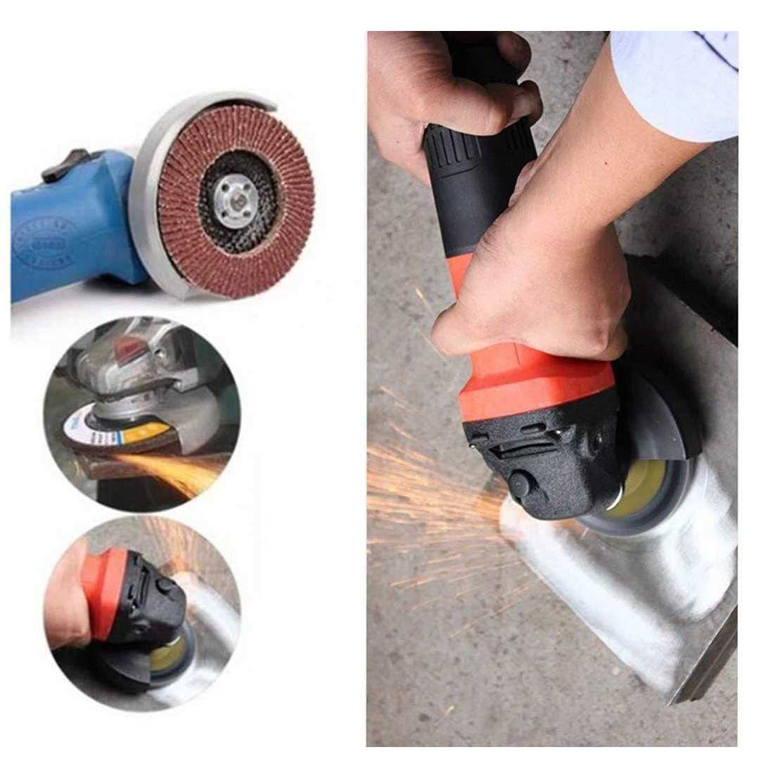 MinCHI257 Flap Discs 40 Pcs 4.5 Inch 40 60 80 120 Grit Grinding Discs 4 1/2 Assorted - Image 4