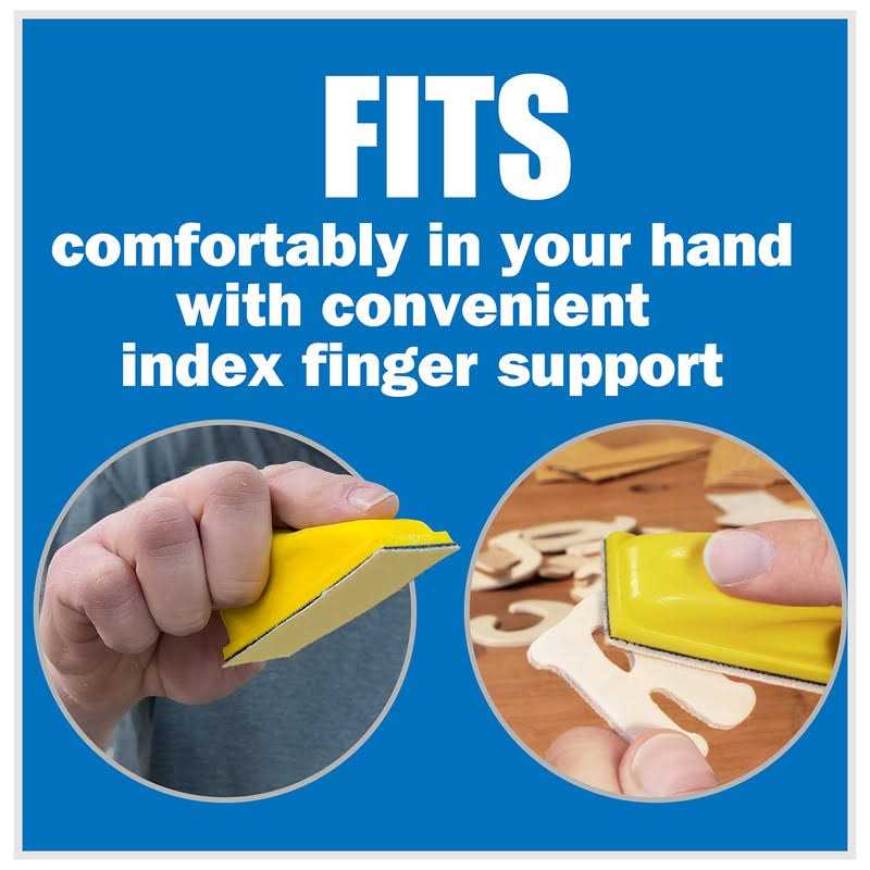 KEYSTONE Sanding Mouse Mini Detail Sander with 50 Pre-Cut Gold Sanding Strips • 10 each of The Following Grits are Included - Image 4