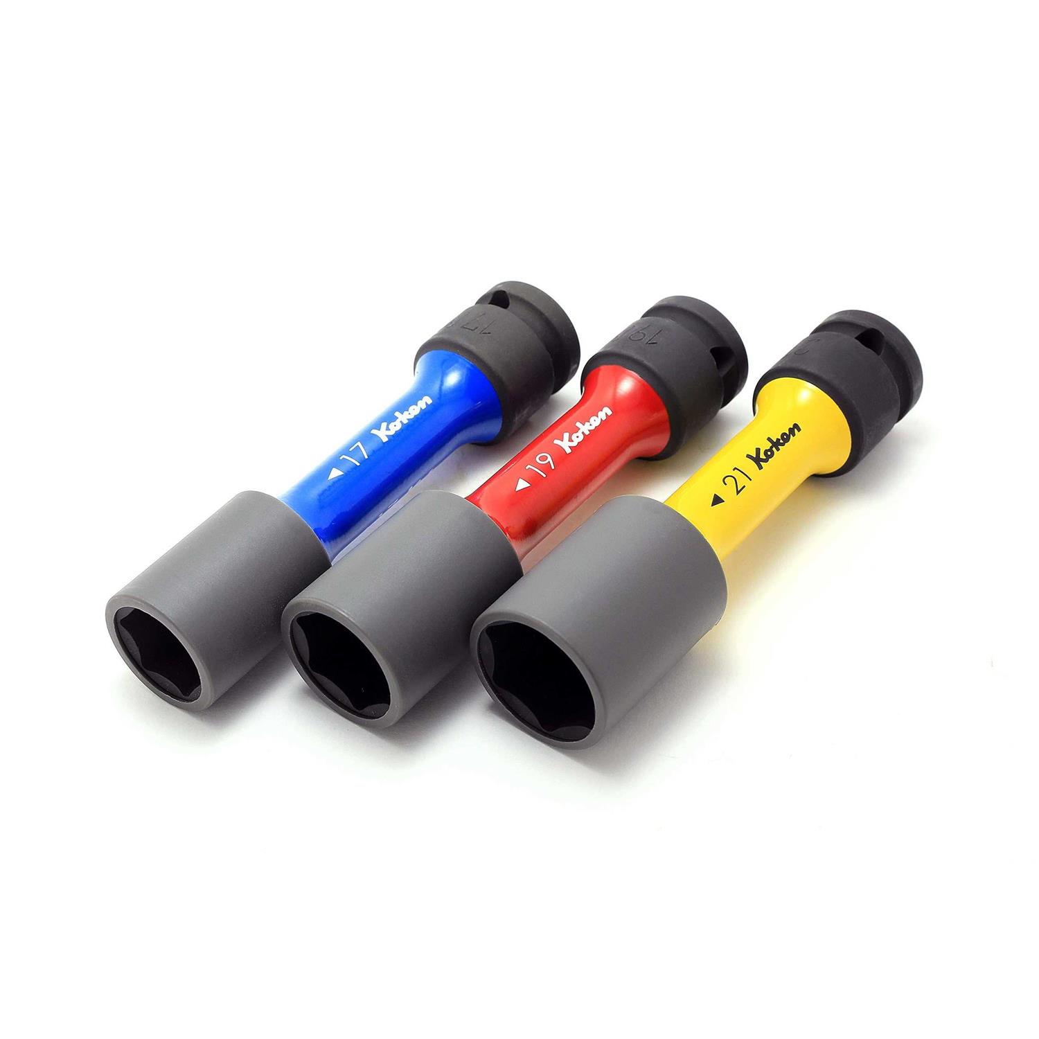 Thin Impact Socket Set 1/2 Sq. for Wheel Nut Koken - Image 3