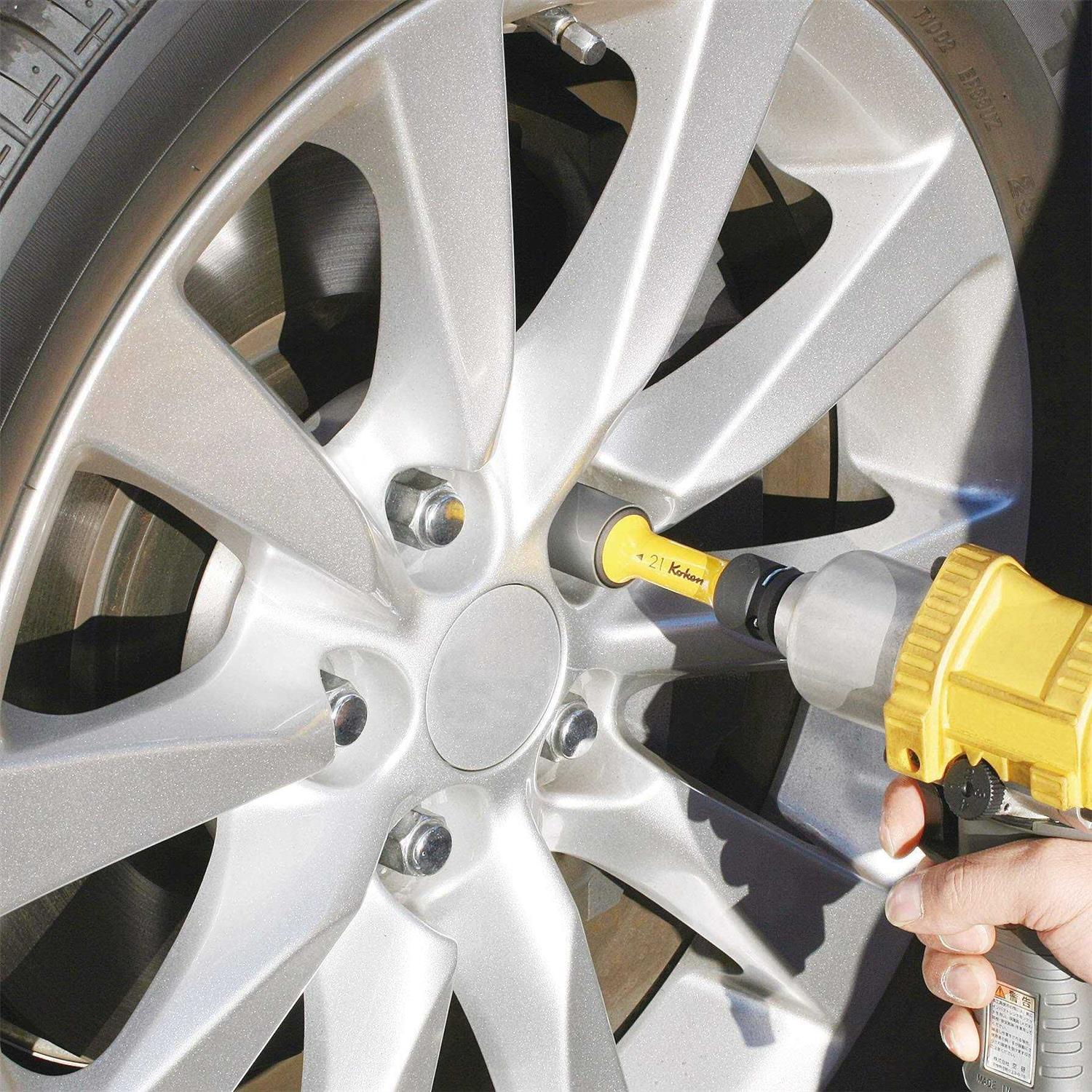 Thin Impact Socket Set 1/2 Sq. for Wheel Nut Koken - Image 4