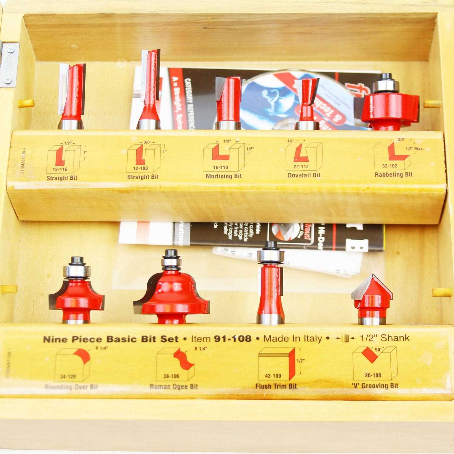 Freud 91-108 9 Piece Basic Bit Set - Image 5