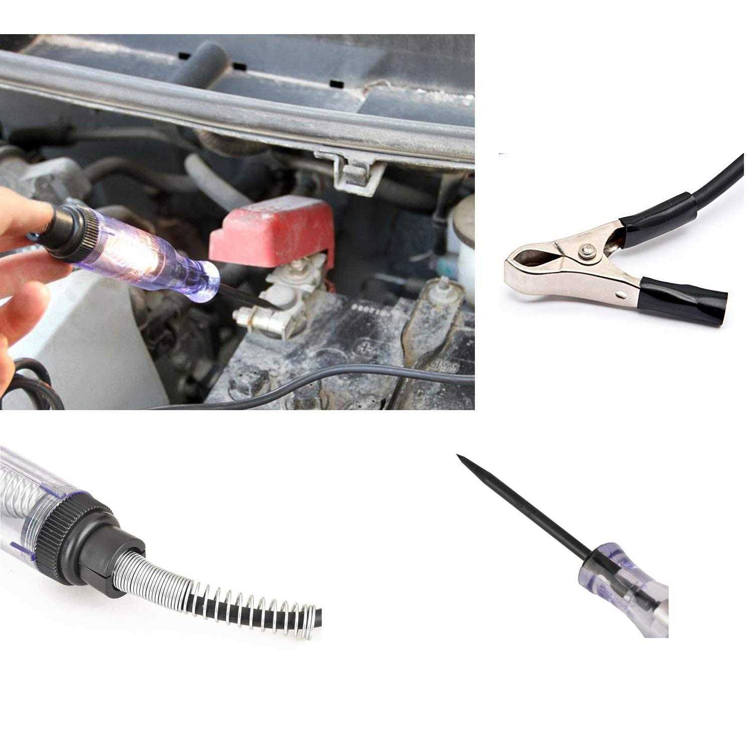 TuNan 6V-12V-24V DC Car Circuit Tester Light Professional Auto Voltage Continuity Test - Image 4