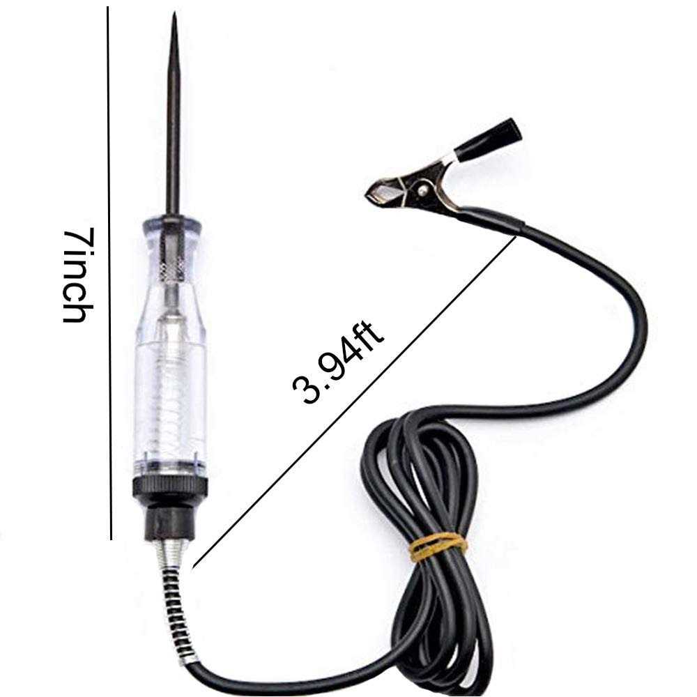 TuNan 6V-12V-24V DC Car Circuit Tester Light Professional Auto Voltage Continuity Test - Image 5