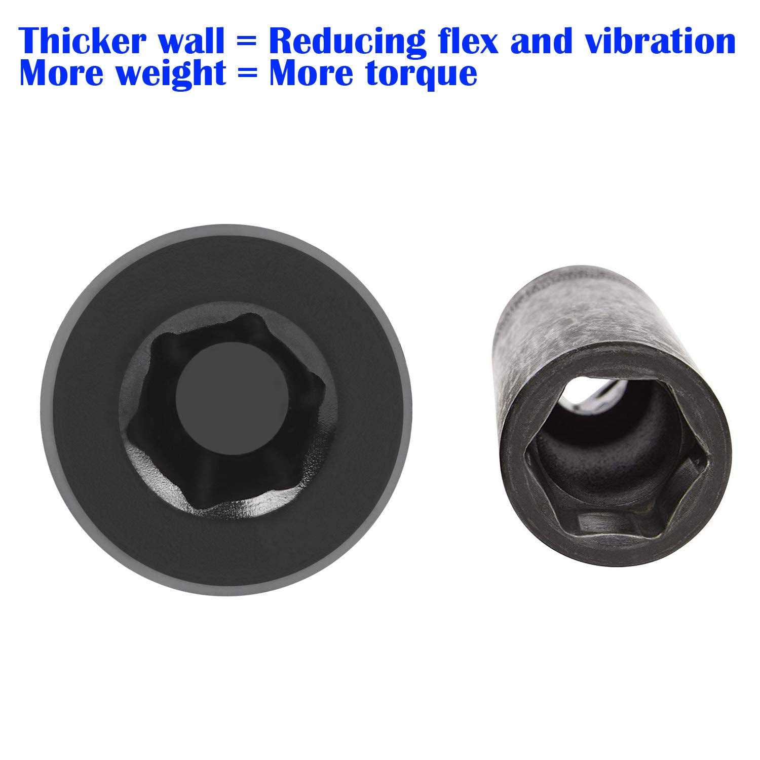 Mofeez 77080 19mm Harmonic Balancer Socket Compatible with Honda - Image 3