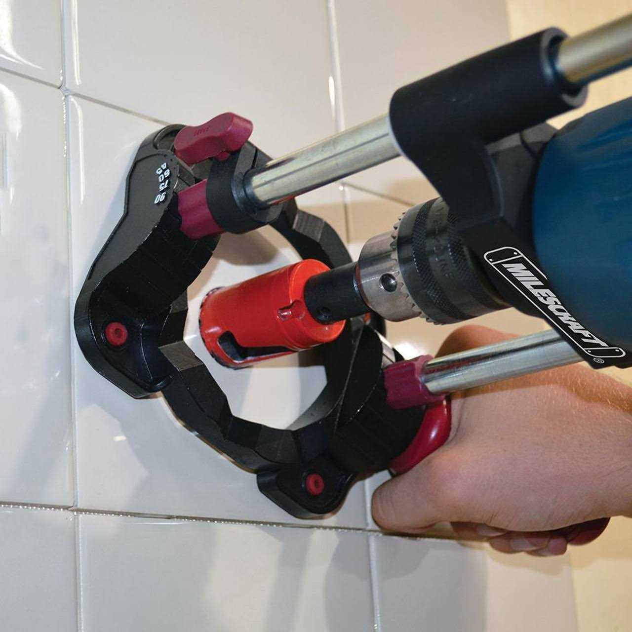 Milescraft 1368 DrillMate Portable Mulit-Anlge Drill Guide for Euro Style Drills with 43 mm Neck Diameter - Image 3