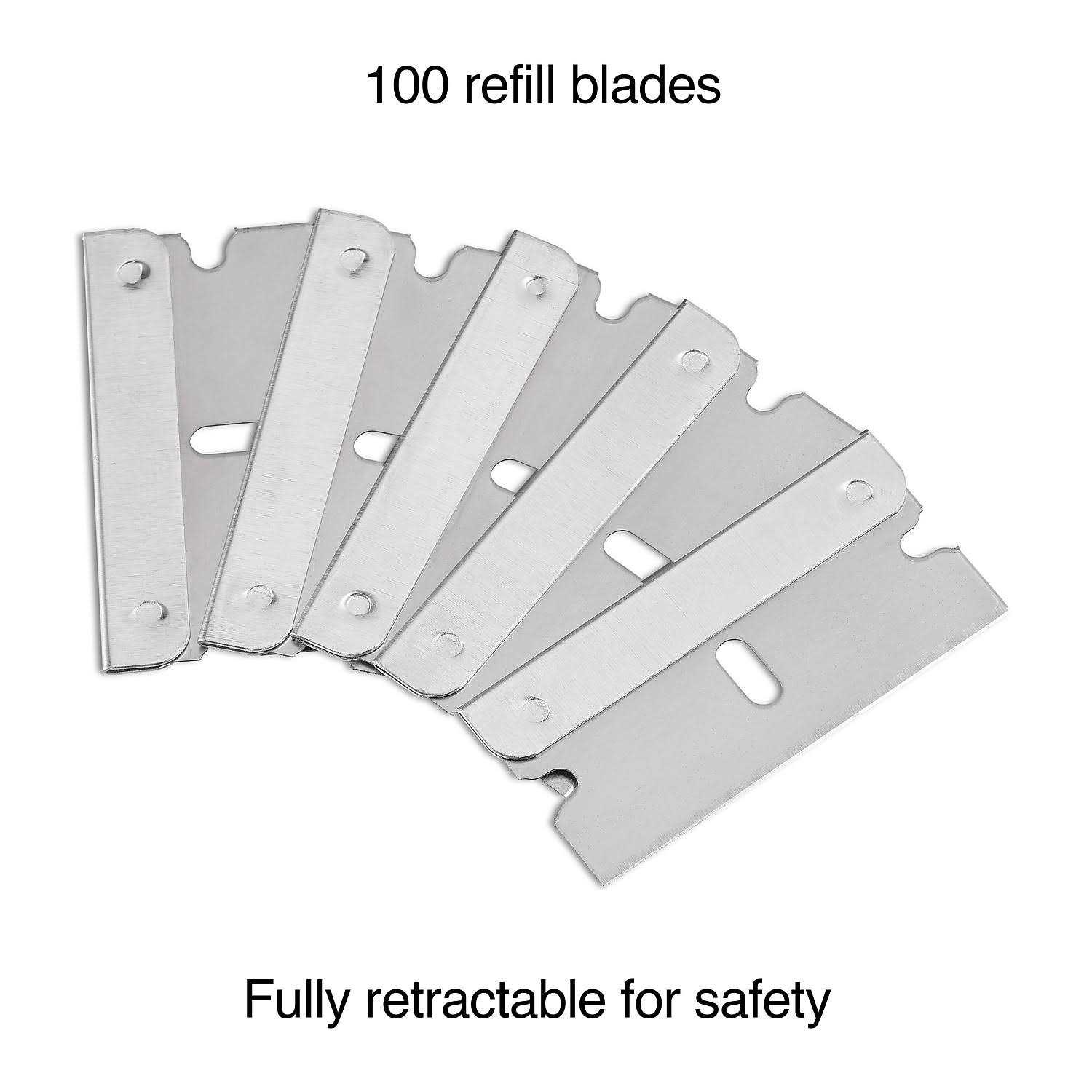 Staples Replacement Blades for Box Cutter Gray 100/Pack - Image 4