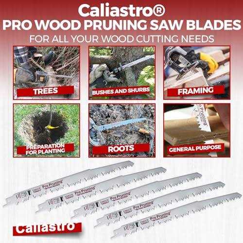 Caliastro 9-Inch Wood Pruning Reciprocating/Sawzall Saw Blades - Image 5