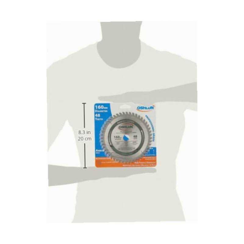 Oshlun SBFT-160048 160mm 48 Tooth FesPro Crosscut ATB Saw Blade with 20mm Arbor for Festool TS 55 EQ, DeWalt Dws520, and Makita Sp6000k - Image 3