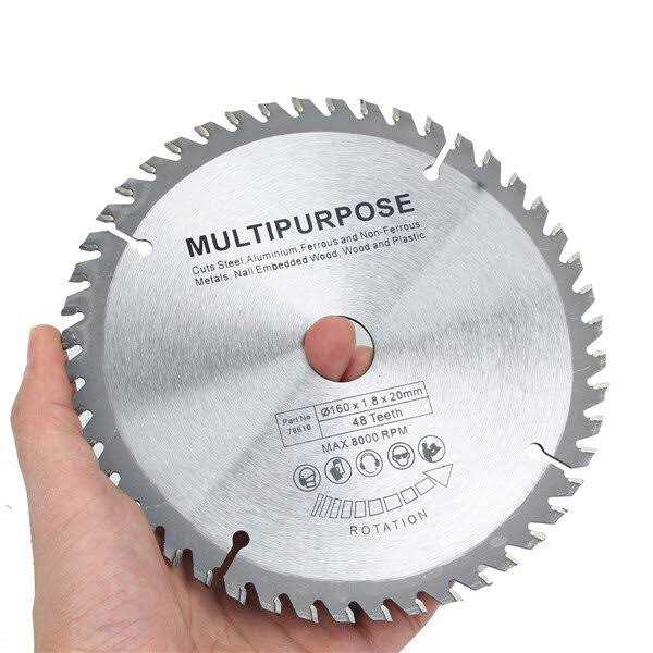 Oshlun SBFT-160048 160mm 48 Tooth FesPro Crosscut ATB Saw Blade with 20mm Arbor for Festool TS 55 EQ, DeWalt Dws520, and Makita Sp6000k - Image 5