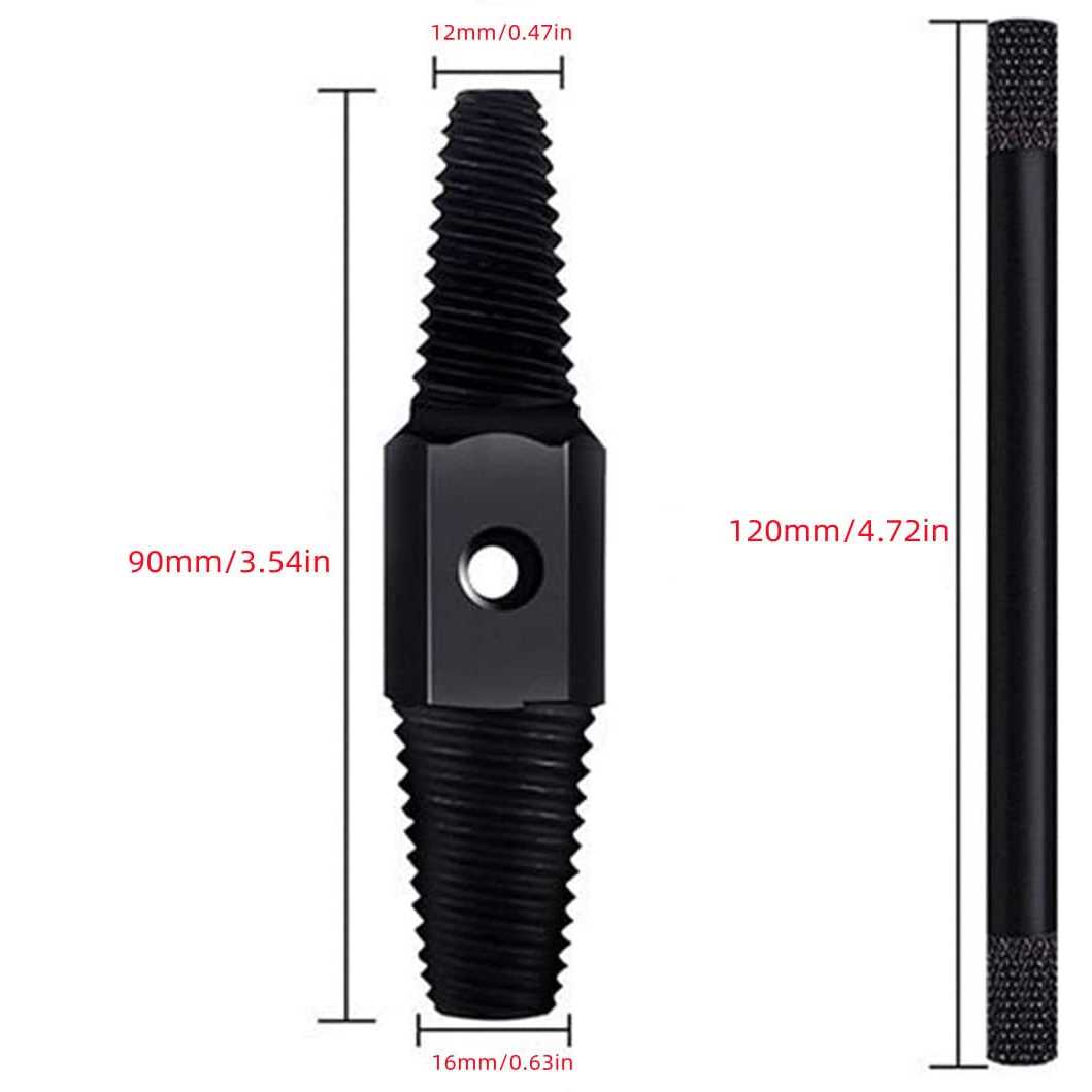 Screw Extractor Dual-use Water Pipe Screw Removal Tool Broken Bolt Remover for 1/2 Inch 3/4 Inch Pipes Valve Faucet - Image 4